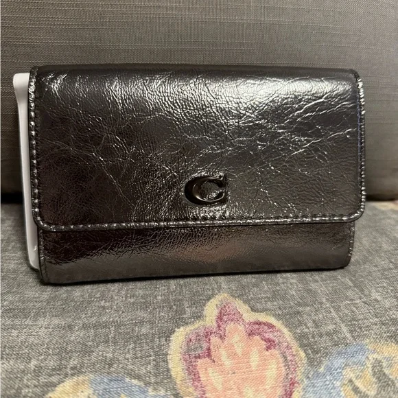 Coach Metallic Wallet - Picture 1 of 4